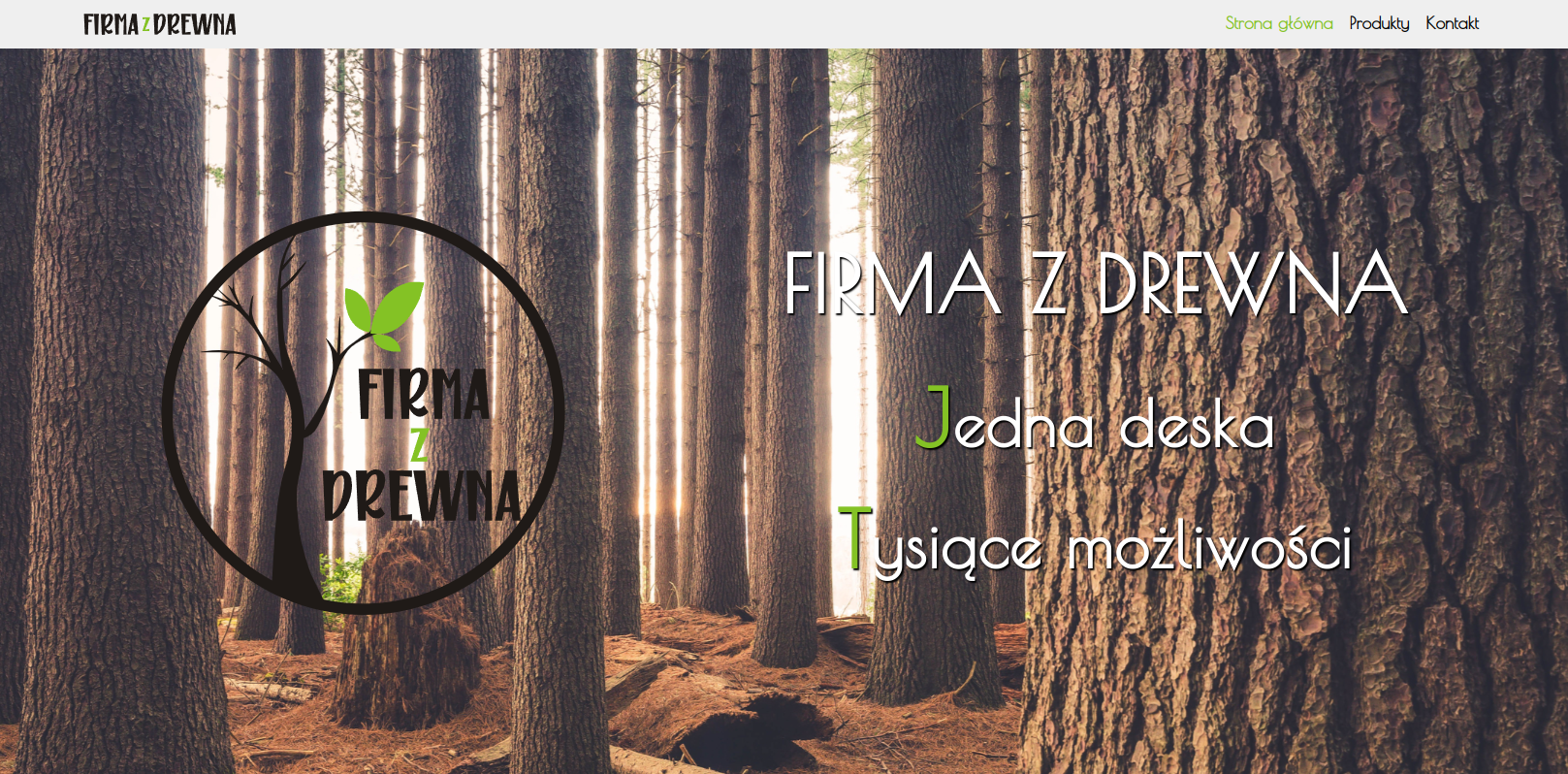 Firma z drewna
